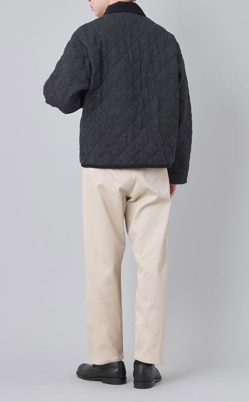 ウールテイナムジップブルゾン