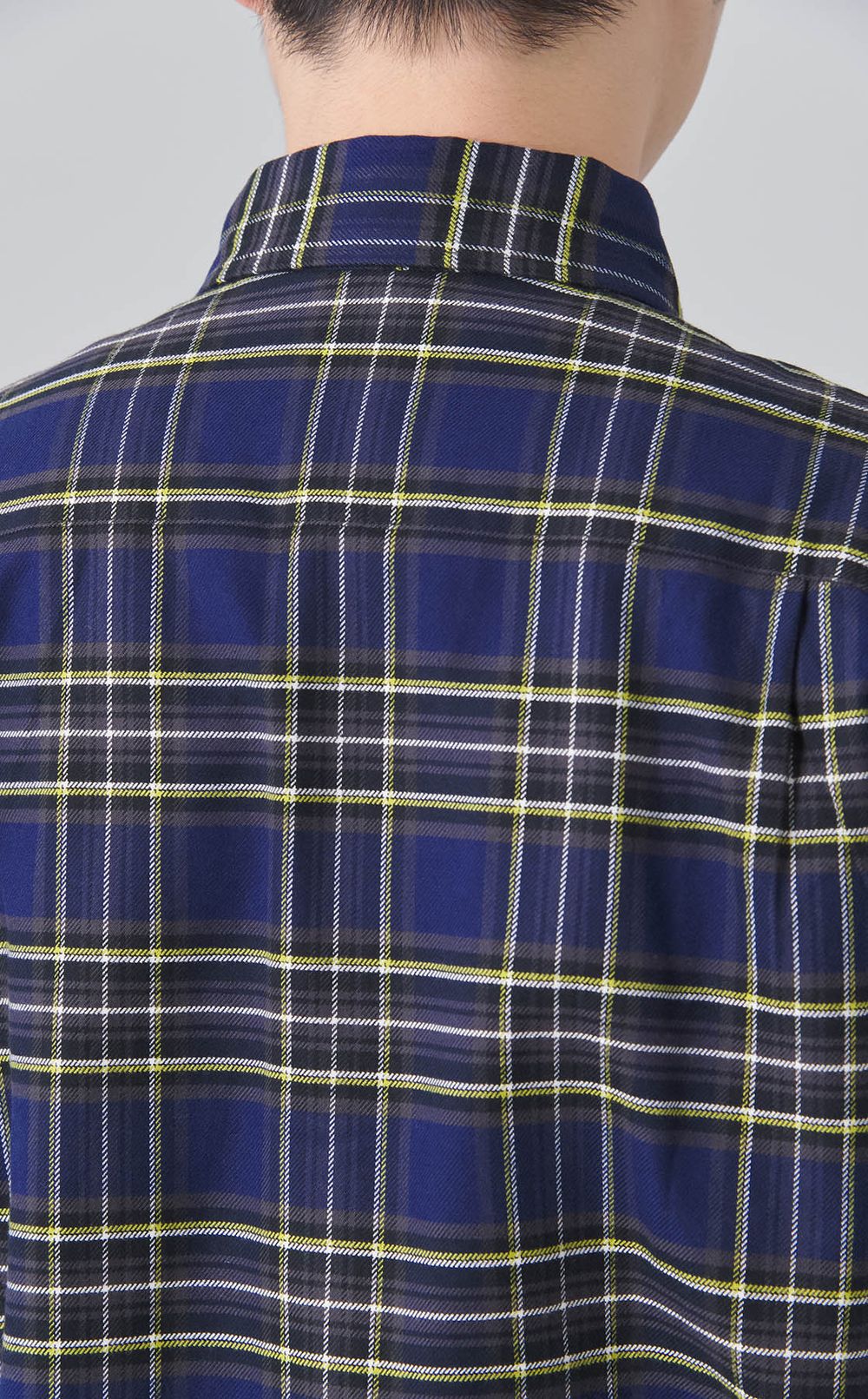 タータンチェックツイルシャツ
