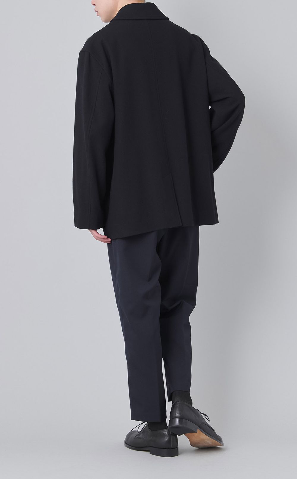 メルトンダービーショートコート