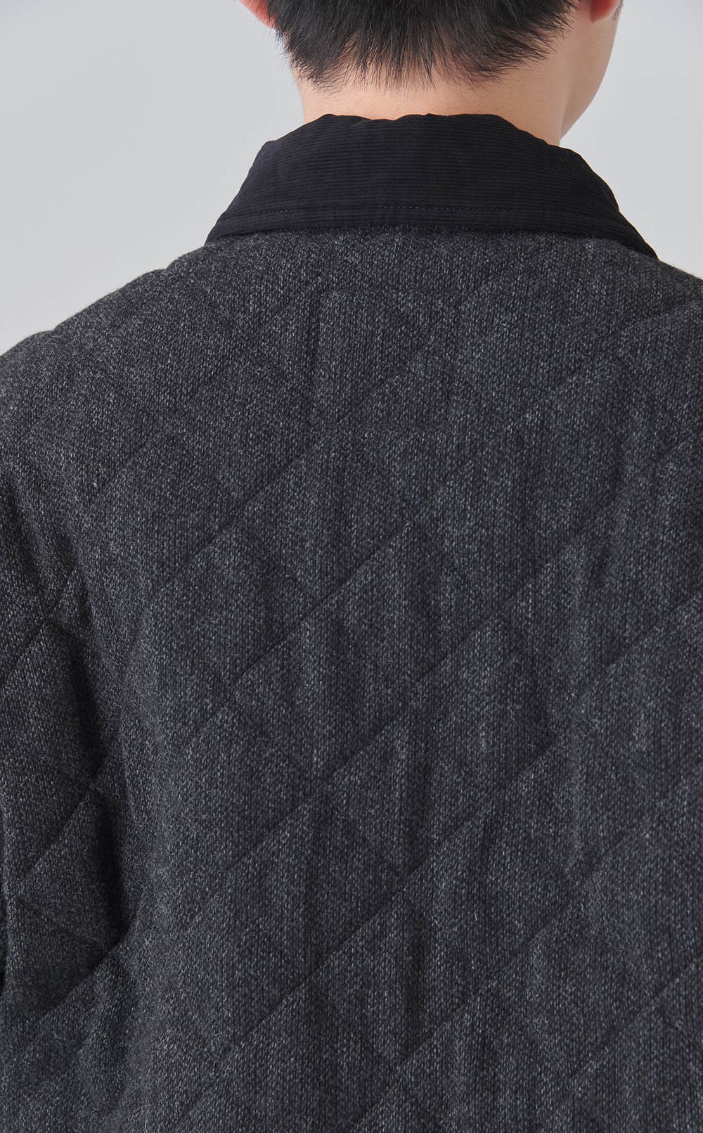 ウールテイナムジップブルゾン