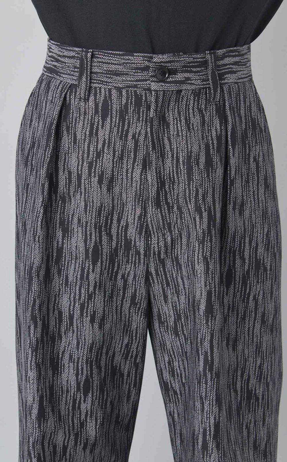 ジャカードワイドワークトラウザー