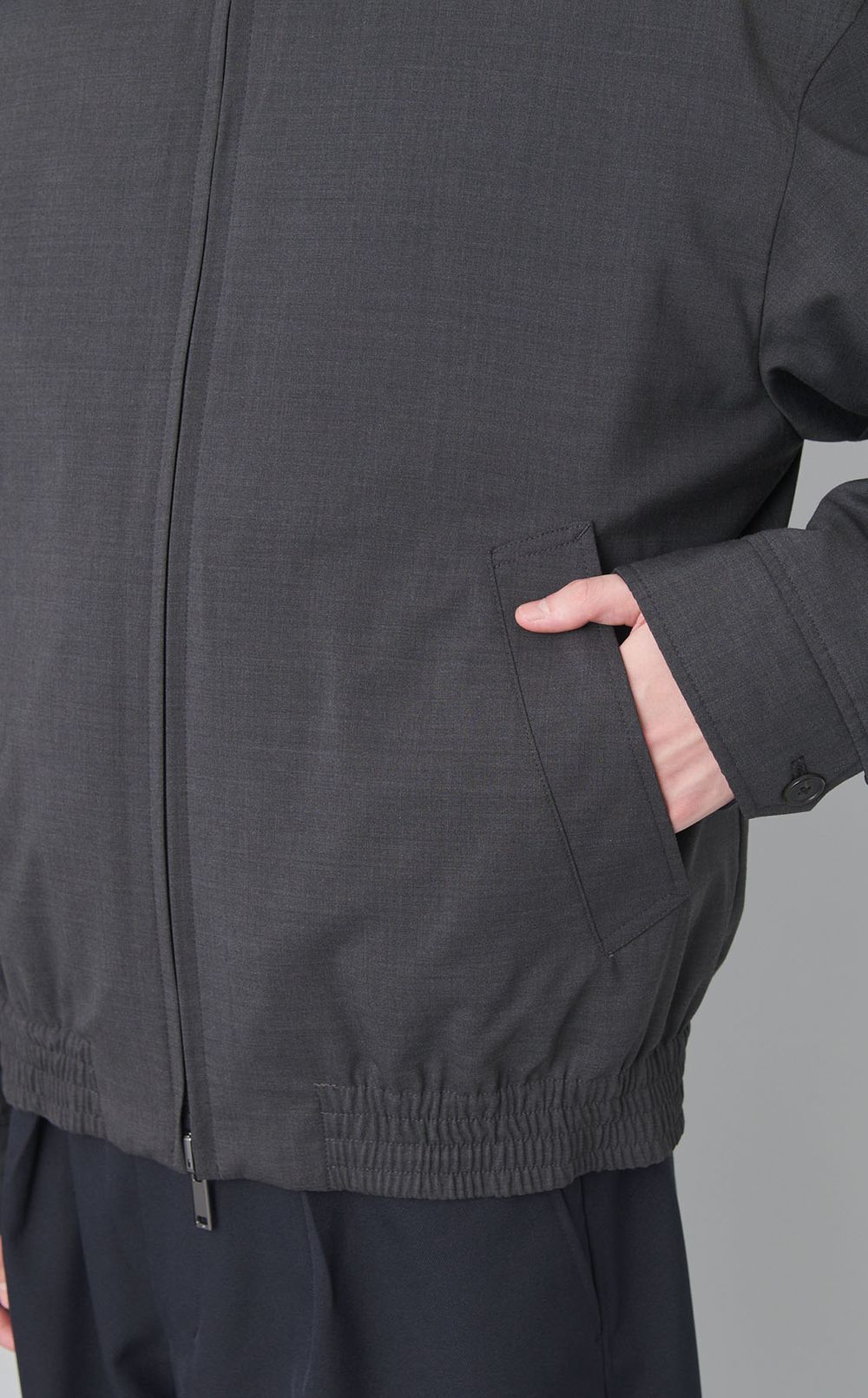 モーションウールリバーシブルブルゾン