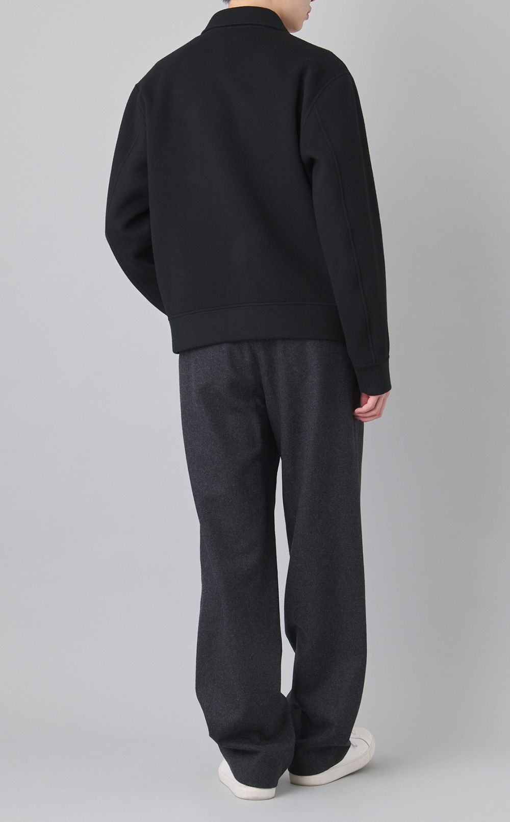 ウールストレートイージーパンツ