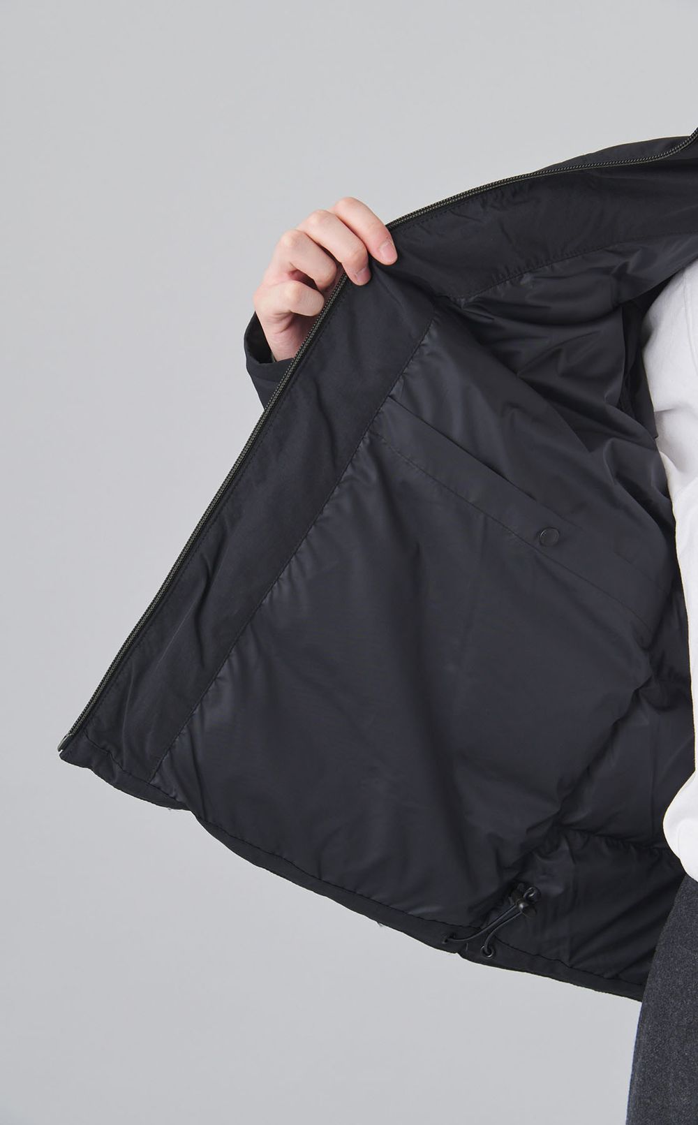 ラグランスリーブパデッドジャケット