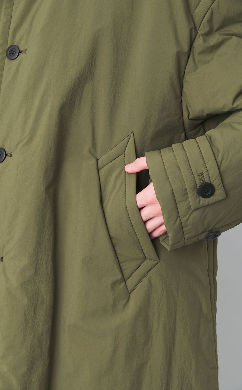 パデッドバルカラーコート