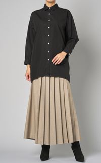 【reADdress】ブロードビッグロングシャツ