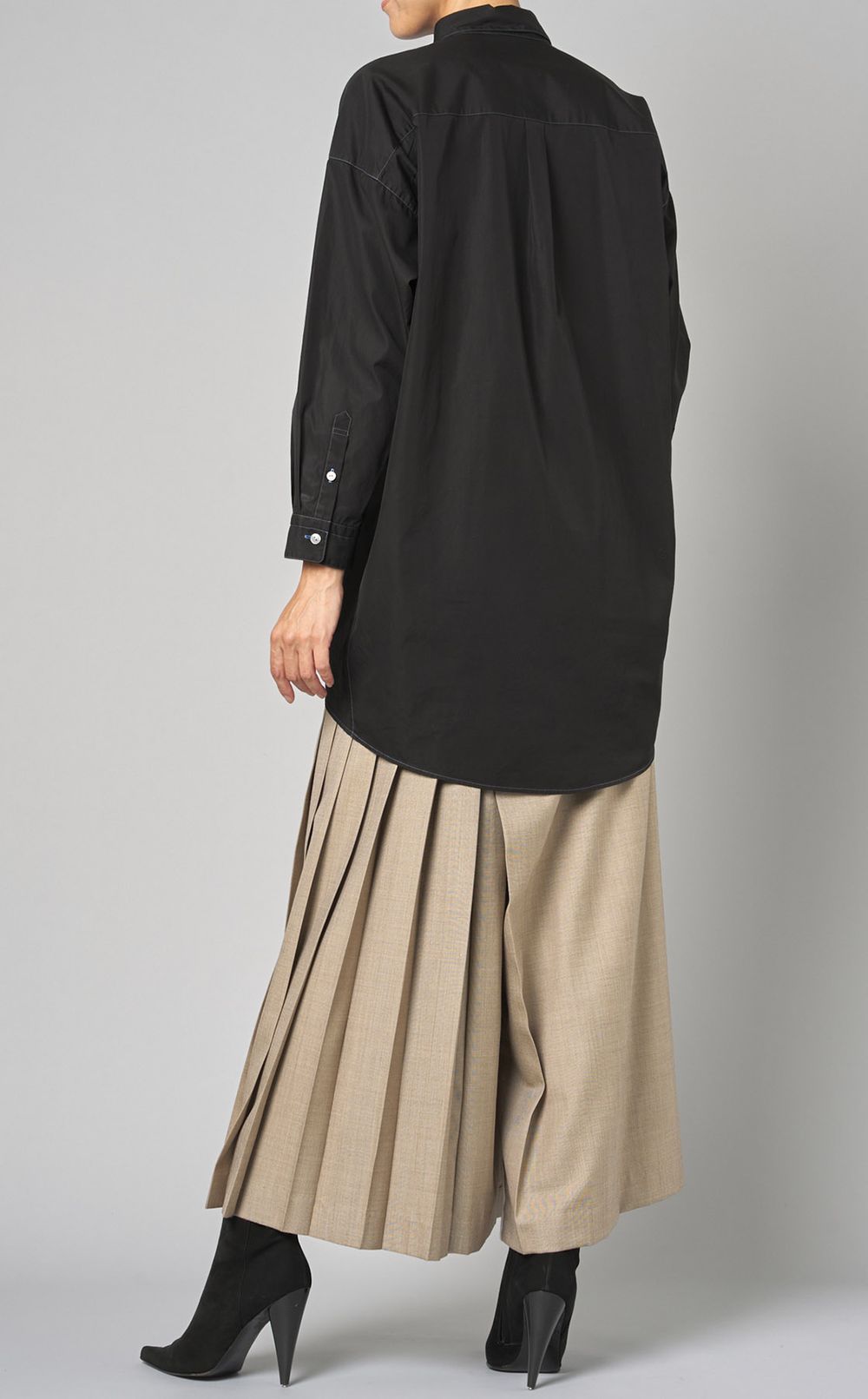 【reADdress】ブロードビッグロングシャツ