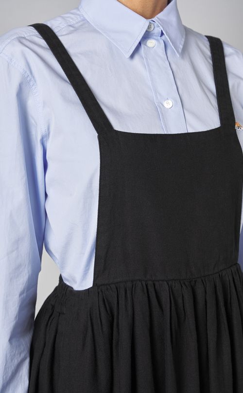 コットンリネンサロペットワンピース