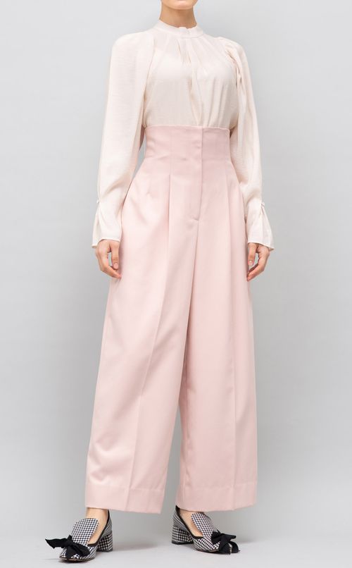 ハイウエストカーブパンツ