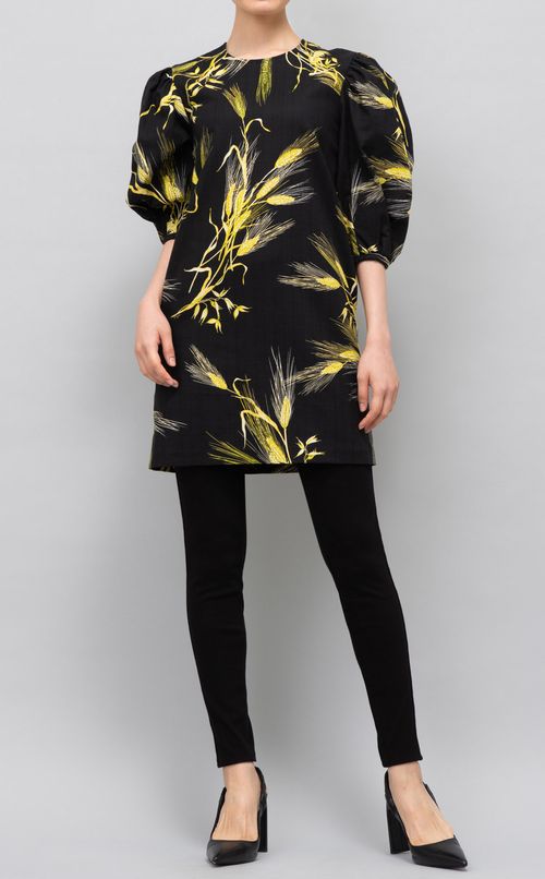 ボタニカルプリントプルオーバー