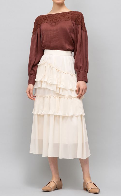 ギャザーフリルスカート