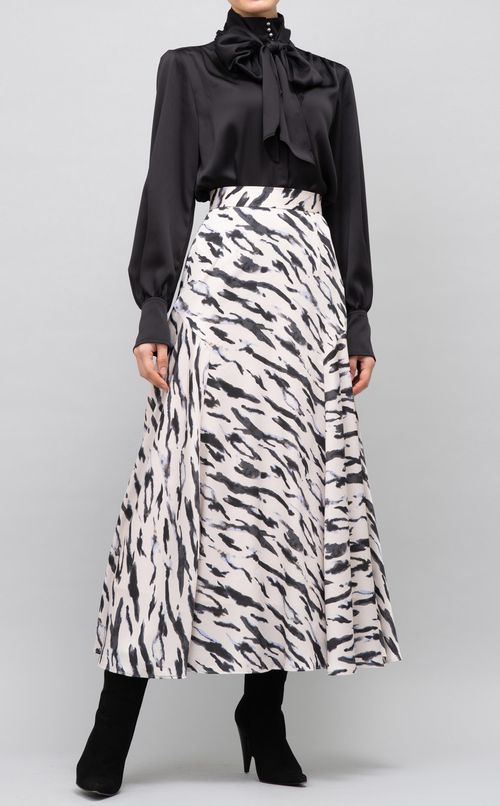 パール付ボウタイブラウス