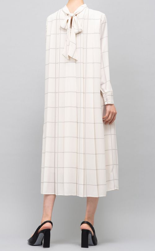 2wayチェックプリントワンピース