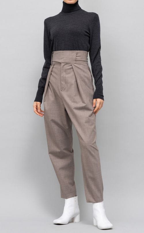 ウールシャンブレーテーパードグルカパンツ