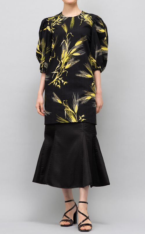 ボタニカルプリントプルオーバー