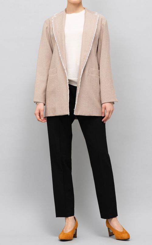 ツイードフリンジジャケット