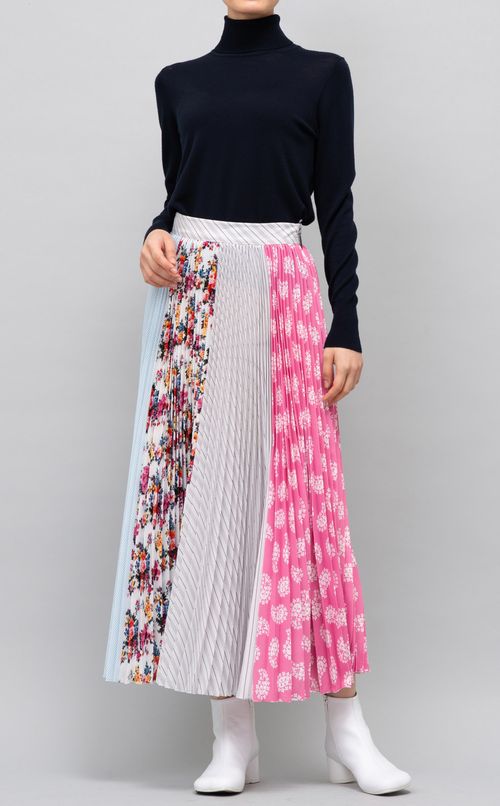 マルチプリントプリーツスカート