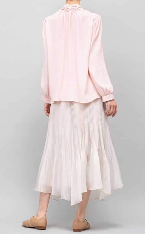 ジョーゼットボウタイブラウス