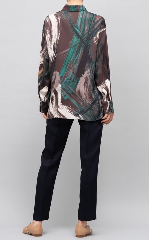 プリントルーズシャツ