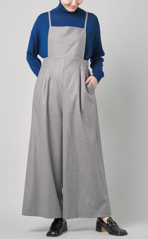 ウールタートルネックニットプルオーバー