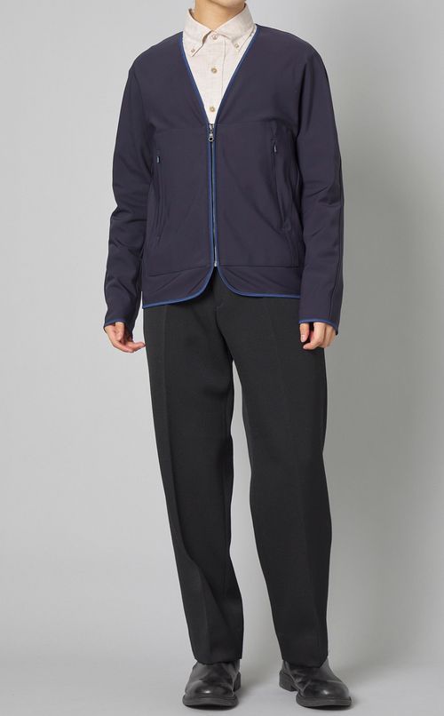 コットンヤクロングスリーブシャツ