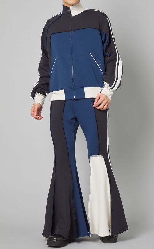 アシンメトリカルパッチワークジャケット