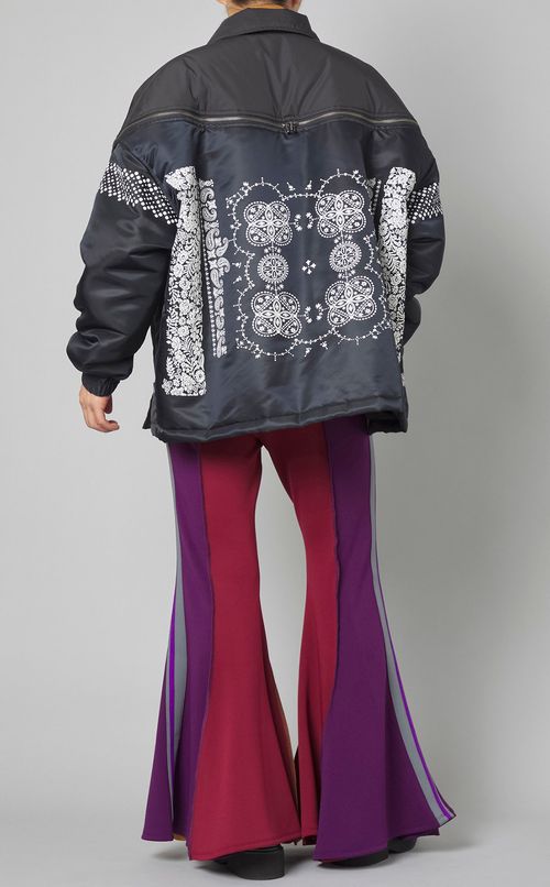 バンダナプリントパデッドジャケット