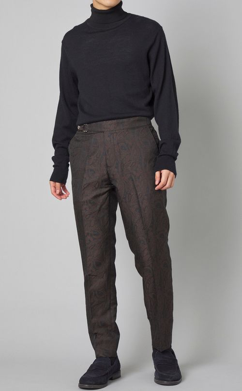 ジャカードパンツ