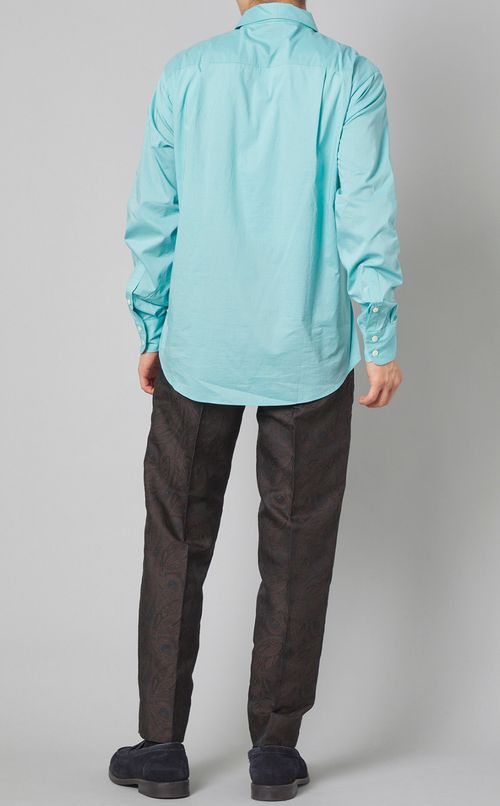 コットンナイロンブザムシャツ