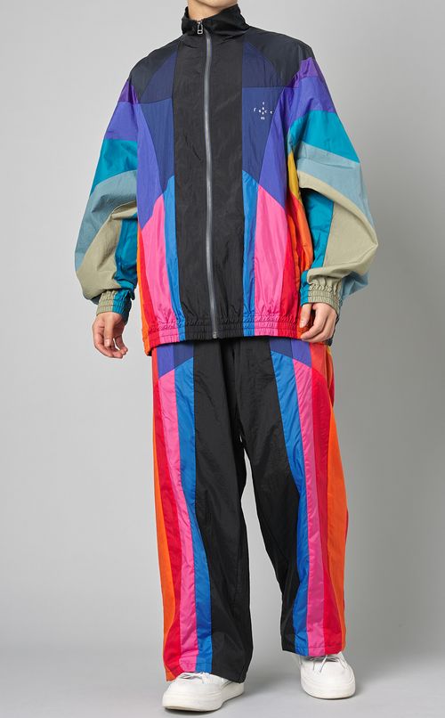 ナイロンパッチワークパンツ