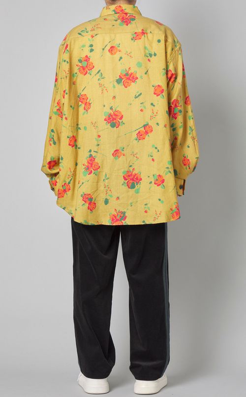 フラワープリントシャツ