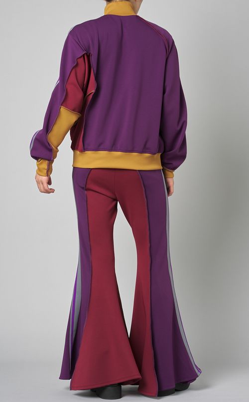 アシンメトリカルパッチワークジャケット