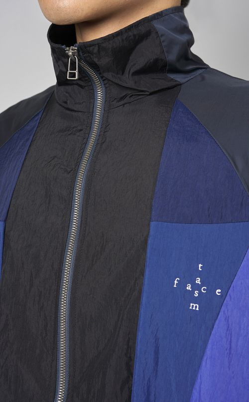 ナイロンパッチワークジャケット