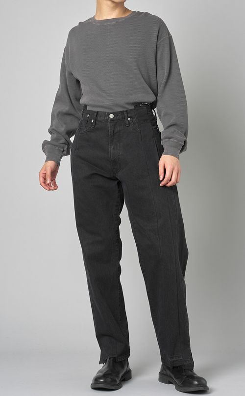 コットンワッフルTシャツ