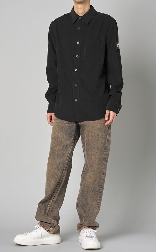 レギュラーフィットコーデュロイシャツ