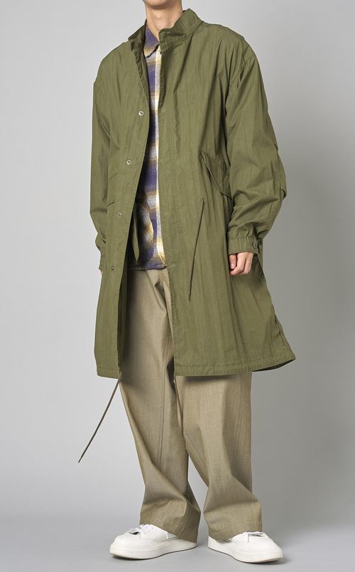 チェックカバーオールシャツ