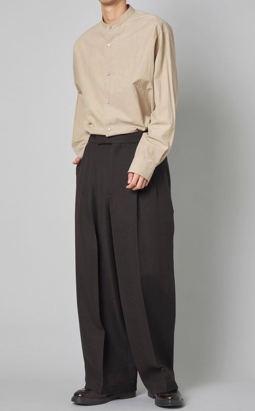 ツータックバギーオフィサーパンツ