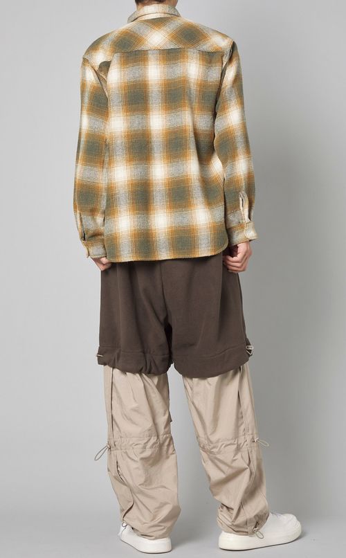 チェックワークシャツ