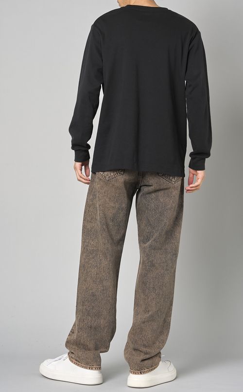 フェードダイストレートデニム