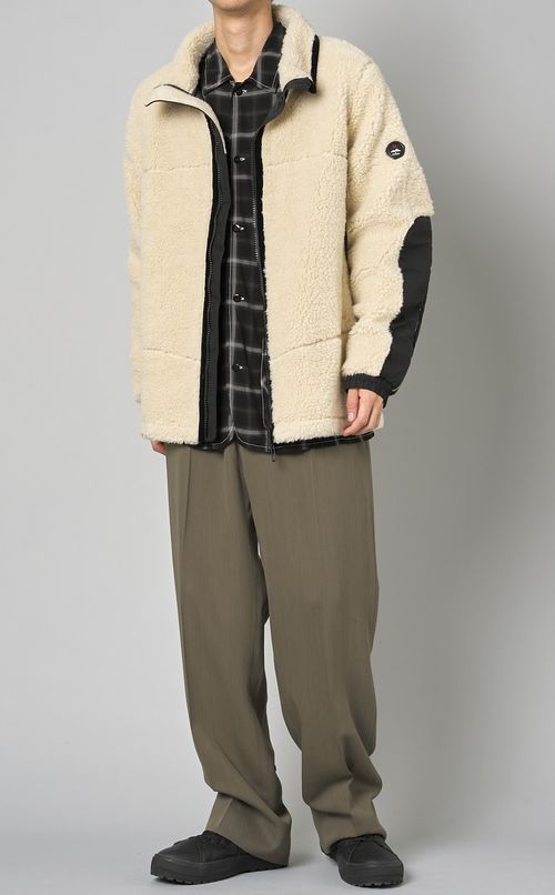 レーヨンチェックシャツ