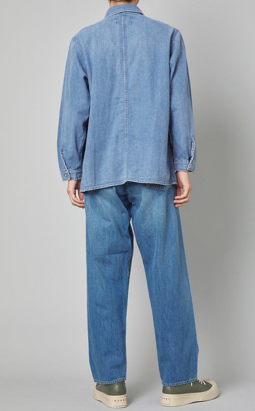 スタッズデニムカバーオール