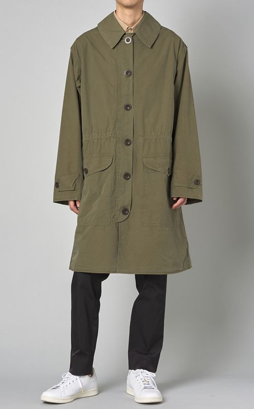 ナイロンデニムサイドアジャストパンツ