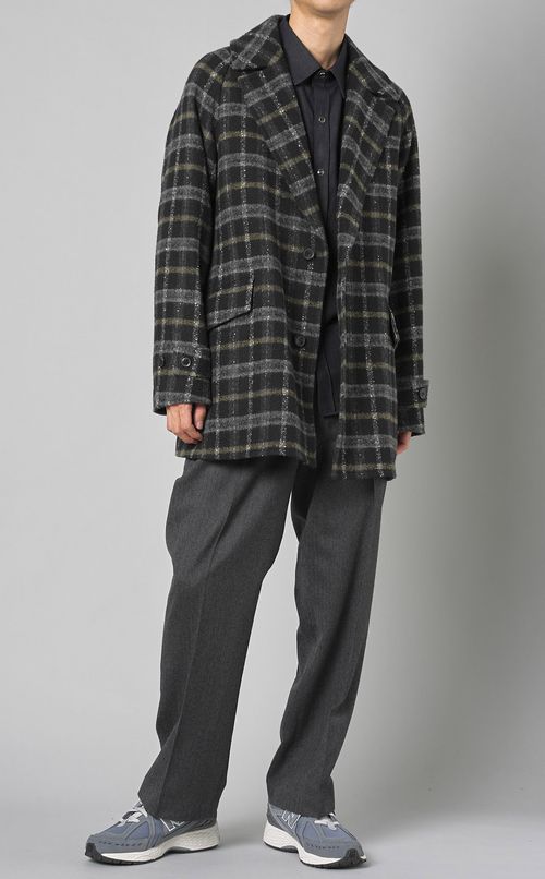 ウールデニムウエスタンシャツ