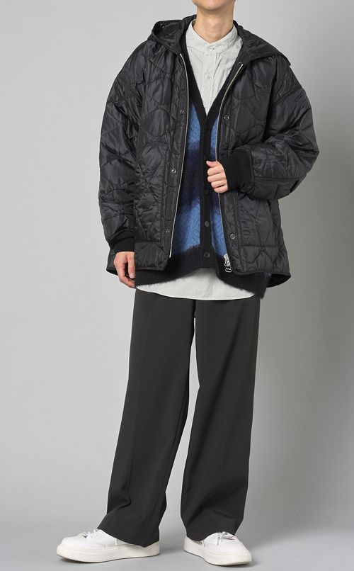 グラデーションファーカーディガン