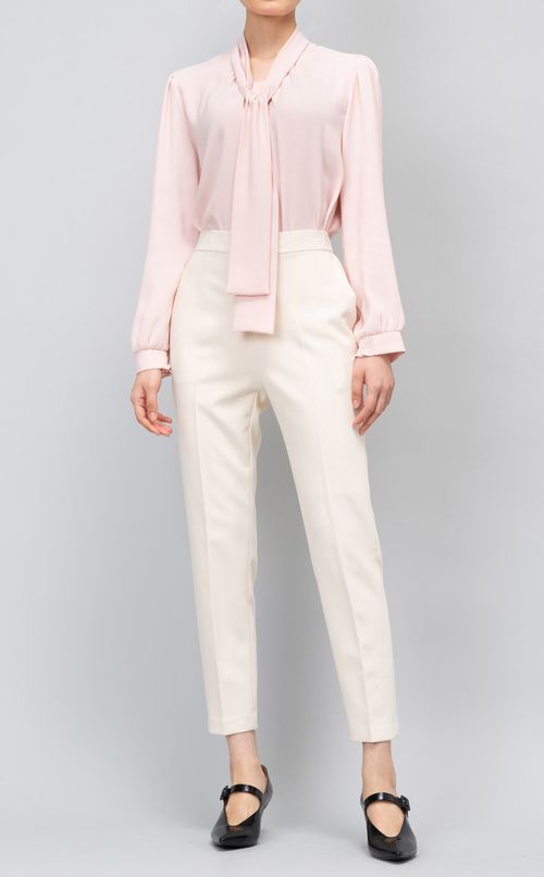 ジョーゼットボウタイブラウス