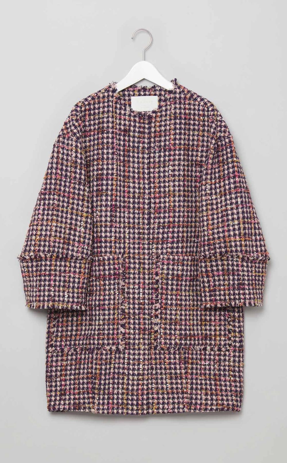 ツイードコクーンコート