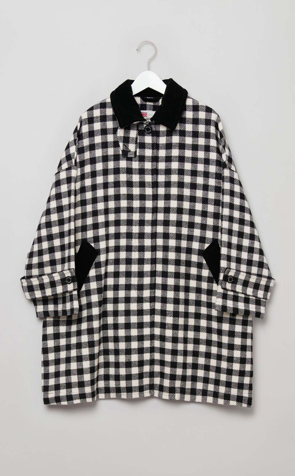 MALTON HTチェックロングコート