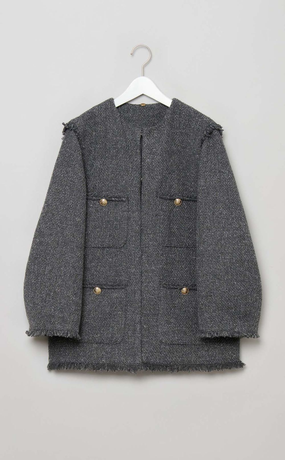 2wayツイードジャケット