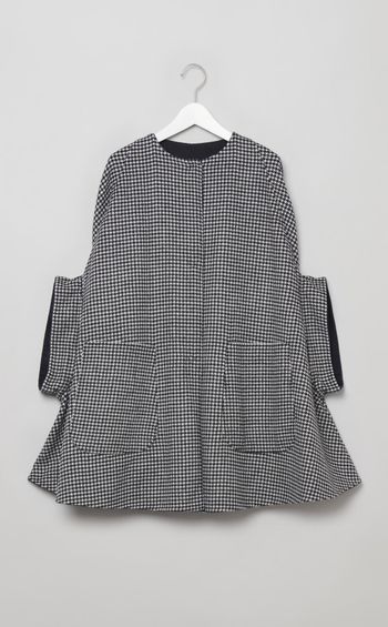 ダブルフェイスリバーシブルポンチョ