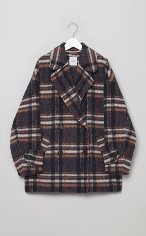 ウールコクーンシルエットPコート